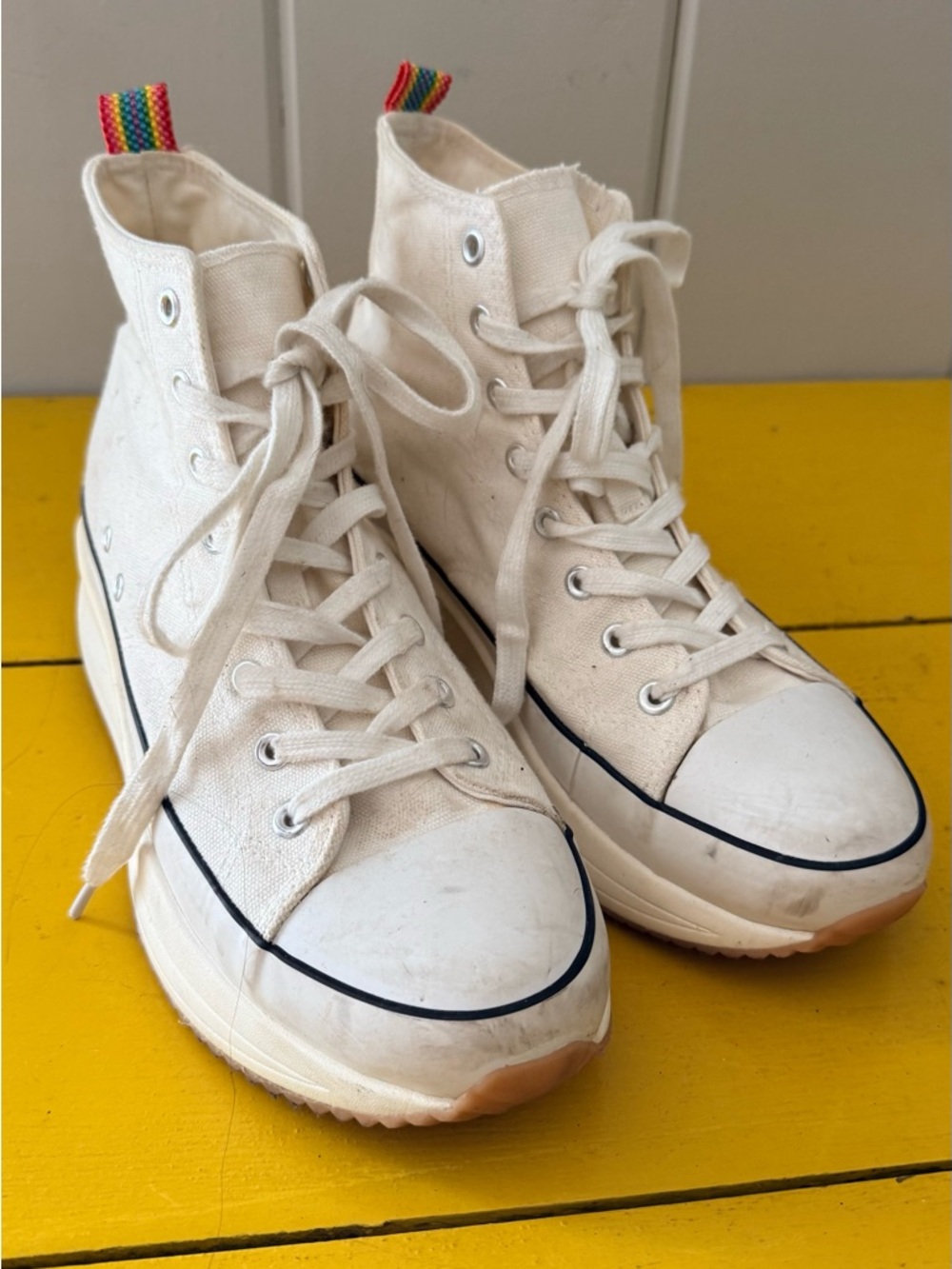 Madden Girl Canvas High-Top Sneakers